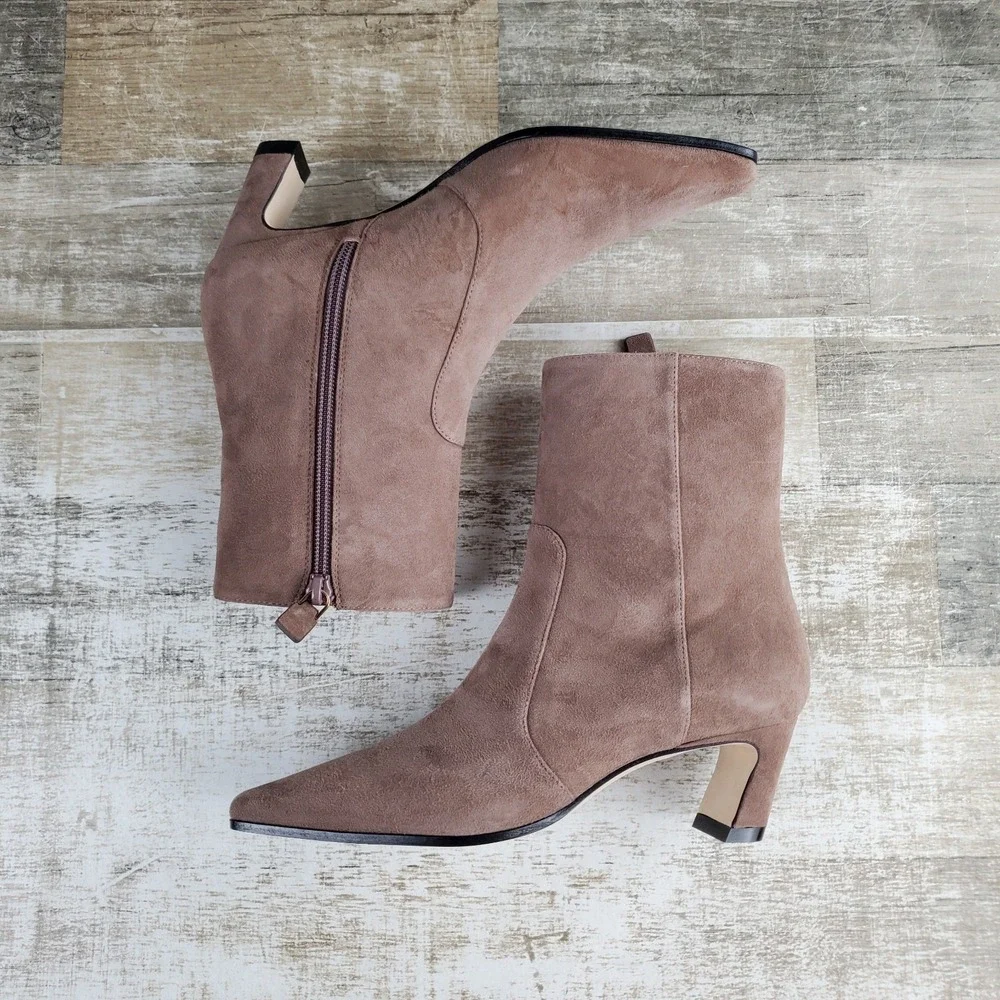 Stuart Weitzman Stassi Ankle Boots Womens Sz 5.5 Helled Bootie